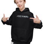 Fashion, accesorii si bijuterii - Copii - Imbracaminte copii - Pulovere si hanorace copii - Hanorac Copii Baieti Artms Merch K-pop, negru, marime XS Copii - Infinity.ro