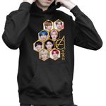 Fashion, accesorii si bijuterii - Copii - Imbracaminte copii - Pulovere si hanorace copii - Hanorac Copii Baieti Epex All Gang Kpop Merch, negru, marime XS Copii - Infinity.ro