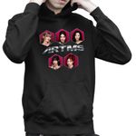 Fashion, accesorii si bijuterii - Copii - Imbracaminte copii - Pulovere si hanorace copii - Hanorac Copii Baieti Artms Cool Vibe Kpop Merch, negru, marime XS Copii - Infinity.ro
