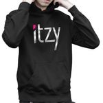 Fashion, accesorii si bijuterii - Copii - Imbracaminte copii - Pulovere si hanorace copii - Hanorac Copii Baieti Itzy Kpop Yeji Merch, negru, marime XS Copii - Infinity.ro