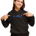 Fashion, accesorii si bijuterii - Copii - Imbracaminte copii - Pulovere si hanorace copii - Hanorac Copii Fete I-dle Korea Kpop Merch Bts GI-dle, negru, marime XS Copii - Infinity.ro