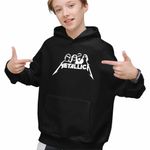 Fashion, accesorii si bijuterii - Copii - Imbracaminte copii - Pulovere si hanorace copii - Hanorac Copii Baieti Metallica Rock Legend Merch, negru, marime XS Copii - Infinity.ro