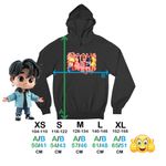 Fashion, accesorii si bijuterii - Copii - Imbracaminte copii - Pulovere si hanorace copii - Hanorac Copii Fete Red Velvet Kpop Merch, negru, marime XS Copii - Infinity.ro