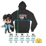 Fashion, accesorii si bijuterii - Copii - Imbracaminte copii - Pulovere si hanorace copii - Hanorac Copii Baieti NewJeans Minji Hanni Kpop Merch, negru, marime XS Copii - Infinity.ro
