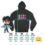 Fashion, accesorii si bijuterii - Copii - Imbracaminte copii - Pulovere si hanorace copii - Hanorac Copii Fete Aespa Kpop Fest, negru, marime XS Copii - Infinity.ro