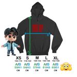 Fashion, accesorii si bijuterii - Copii - Imbracaminte copii - Pulovere si hanorace copii - Hanorac Copii Fete NCT 127 Merch Kpop, negru, marime XS Copii - Infinity.ro