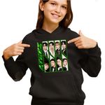 Fashion, accesorii si bijuterii - Copii - Imbracaminte copii - Pulovere si hanorace copii - Hanorac Copii Fete Ateez Song Min-gi Kpop Merch, negru, marime XS Copii - Infinity.ro