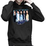 Fashion, accesorii si bijuterii - Copii - Imbracaminte copii - Pulovere si hanorace copii - Hanorac Copii Baieti NewJeans Kpop Merch, negru, marime XS Copii - Infinity.ro