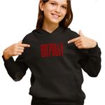 Fashion, accesorii si bijuterii - Copii - Imbracaminte copii - Pulovere si hanorace copii - Hanorac Copii Fete Empathy NCT Kpop Merch, negru, marime XS Copii - Infinity.ro