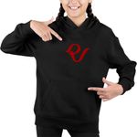 Fashion, accesorii si bijuterii - Copii - Imbracaminte copii - Pulovere si hanorace copii - Hanorac Copii Fete Red Velvet Merch Kpop, negru, marime XS Copii - Infinity.ro