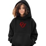 Fashion, accesorii si bijuterii - Copii - Imbracaminte copii - Pulovere si hanorace copii - Hanorac Copii Fete Red Velvet Merch Kpop, negru, marime XS Copii - Infinity.ro