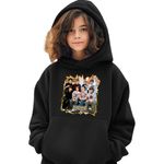 Fashion, accesorii si bijuterii - Copii - Imbracaminte copii - Pulovere si hanorace copii - Hanorac Copii Fete Epex Kpop Party Merch, negru, marime XS Copii - Infinity.ro