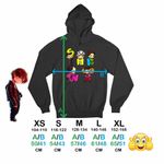 Fashion, accesorii si bijuterii - Copii - Imbracaminte copii - Pulovere si hanorace copii - Hanorac Copii Fete Kpop Shinee K-Pop Huntrix, negru, marime XS Copii - Infinity.ro