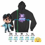 Fashion, accesorii si bijuterii - Copii - Imbracaminte copii - Pulovere si hanorace copii - Hanorac Copii Baieti BTS Army K-Pop, negru, marime XS Copii - Infinity.ro