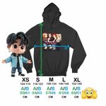 Fashion, accesorii si bijuterii - Copii - Imbracaminte copii - Pulovere si hanorace copii - Hanorac Copii Baieti BlackPink Party Kpop Merch, negru, marime XS Copii - Infinity.ro