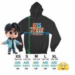 Fashion, accesorii si bijuterii - Copii - Imbracaminte copii - Pulovere si hanorace copii - Hanorac Copii Baieti BTS Arirang Kpop, negru, marime XS Copii - Infinity.ro