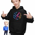 Fashion, accesorii si bijuterii - Copii - Imbracaminte copii - Pulovere si hanorace copii - Hanorac Copii Baieti Stray Kids Vibe Kpop Merch, negru, marime XS Copii - Infinity.ro