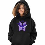 Fashion, accesorii si bijuterii - Copii - Imbracaminte copii - Pulovere si hanorace copii - Hanorac Copii Fete Kpop BTS Universe Whale, negru, marime XS Copii - Infinity.ro