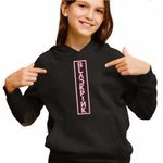 Fashion, accesorii si bijuterii - Copii - Imbracaminte copii - Pulovere si hanorace copii - Hanorac Copii Fete BlackPink Vibe Kpop Merch, negru, marime XS Copii - Infinity.ro