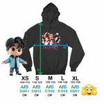 Fashion, accesorii si bijuterii - Copii - Imbracaminte copii - Pulovere si hanorace copii - Hanorac Copii Fete BlackPink Merch K-pop Korea, negru, marime XS Copii - Infinity.ro