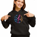 Fashion, accesorii si bijuterii - Copii - Imbracaminte copii - Pulovere si hanorace copii - Hanorac Copii Fete Stray Kids Vibe Kpop Merch, negru, marime XS Copii - Infinity.ro