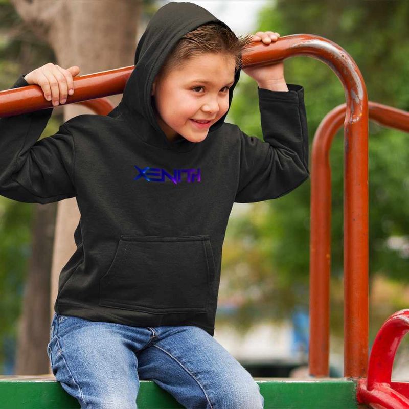 Fashion, accesorii si bijuterii - Copii - Imbracaminte copii - Pulovere si hanorace copii - Hanorac Copii Baieti Xenith Kpop Merch, negru, marime XS Copii - Infinity.ro