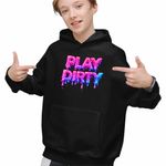 Fashion, accesorii si bijuterii - Copii - Imbracaminte copii - Pulovere si hanorace copii - Hanorac Copii Baieti Play Dirty Kpop Jeon Somi, negru, marime XS Copii - Infinity.ro