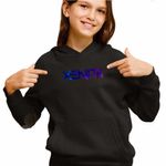Fashion, accesorii si bijuterii - Copii - Imbracaminte copii - Pulovere si hanorace copii - Hanorac Copii Fete Xenith Kpop Merch, negru, marime XS Copii - Infinity.ro