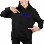 Fashion, accesorii si bijuterii - Copii - Imbracaminte copii - Pulovere si hanorace copii - Hanorac Copii Fete Xenith Kpop Merch, negru, marime XS Copii - Infinity.ro