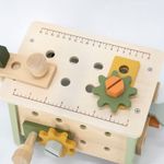 Jucarii, Copii si Bebe - Jucarii si jocuri - Jucarii de rol - Ateliere si bancuri de lucru - Set cutie scule Viga PolarB, lemn, 21 piese, multicolor KID442490 - Infinity.ro
