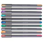 Carti si Birotica - Birotica - Instrumente de scris - Pixuri si stilouri - Set 10 Pixuri cu Gel cu Sclipici Pentonic Glitz LINC, Varf 1.0 mm, Cerneala SSTC Super Smooth, Mina Reincarcabila - Infinity.ro