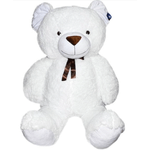 Jucarii, Copii si Bebe - Jucarii si jocuri - Jucarii de plus - Ursulet De Plus alb, 100-120 cm - Infinity.ro