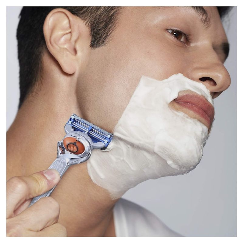 Ingrijire personala si Cosmetice - Aparate & accesorii ingrijire personala - Aparate de ras si tuns - Aparate de ras clasice - Aparat de Ras Gillette SkinGuard Sensitive Power, 2 Lame, Micropulsatii, Maner + 1 Rezerva - Infinity.ro