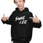 Fashion, accesorii si bijuterii - Copii - Imbracaminte copii - Pulovere si hanorace copii - Hanorac Copii Baieti Swae Lee, negru, marime XS Copii - Infinity.ro