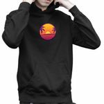 Fashion, accesorii si bijuterii - Copii - Imbracaminte copii - Pulovere si hanorace copii - Hanorac Copii Baieti Kygo Tropical House, negru, marime XS Copii - Infinity.ro