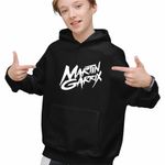 Fashion, accesorii si bijuterii - Copii - Imbracaminte copii - Pulovere si hanorace copii - Hanorac Copii Baieti Martin Garrix Signature, negru, marime XS Copii - Infinity.ro