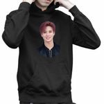 Fashion, accesorii si bijuterii - Copii - Imbracaminte copii - Pulovere si hanorace copii - Hanorac Copii Baieti Taemin Kpop Korea Music, negru, marime XS Copii - Infinity.ro