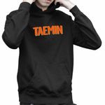 Fashion, accesorii si bijuterii - Copii - Imbracaminte copii - Pulovere si hanorace copii - Hanorac Copii Baieti Taemin Trend Kpop, negru, marime XS Copii - Infinity.ro