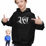 Fashion, accesorii si bijuterii - Copii - Imbracaminte copii - Pulovere si hanorace copii - Hanorac Copii Baieti Taemin Veil Kpop, negru, marime XS Copii - Infinity.ro