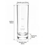 Casa si Gradina - Bucatarie si vesela - Ustensile bucatarie - Ustensile de masurat de bucatarie - Pahar gradat transparent din sticla 50 ml si 100 ml ideal pentru dozare lichide si shoturi - Infinity.ro