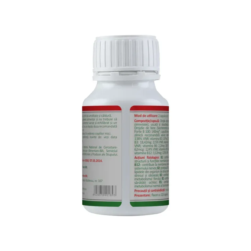 Ingrijire personala si Cosmetice - Sanatate si wellness - Suplimente alimentare - Alte suplimente alimentare - Complex B Natural 120 capsule - Infinity.ro