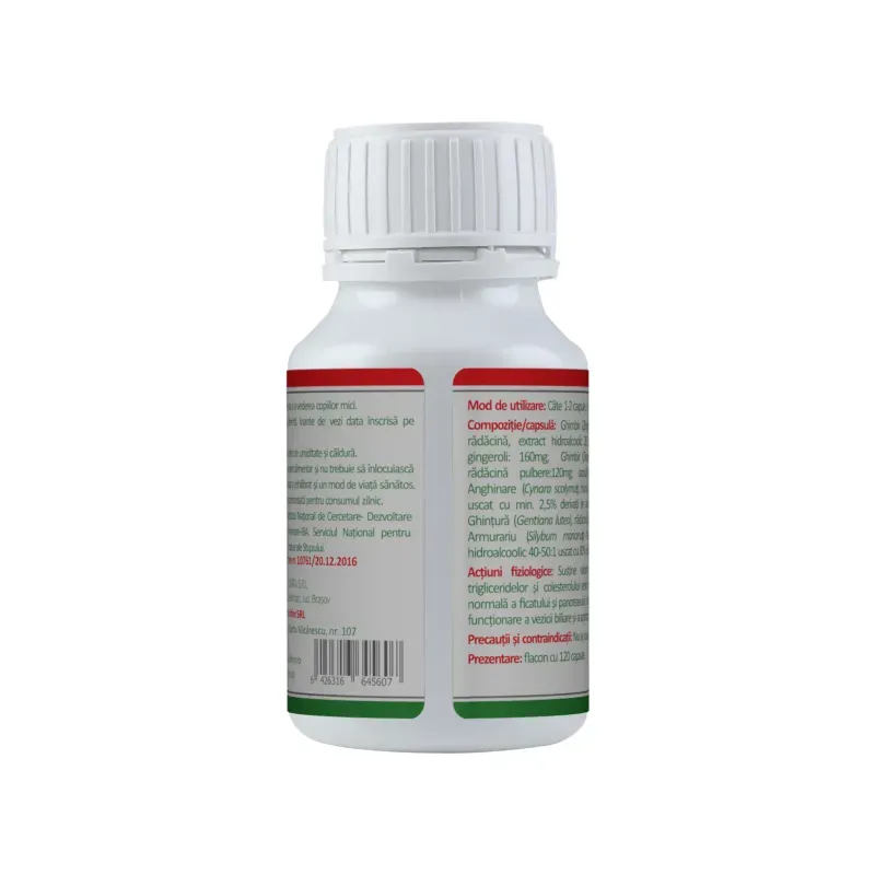 Ingrijire personala si Cosmetice - Sanatate si wellness - Suplimente alimentare - Alte suplimente alimentare - Ghimbir Extract Forte 120 capsule - Infinity.ro