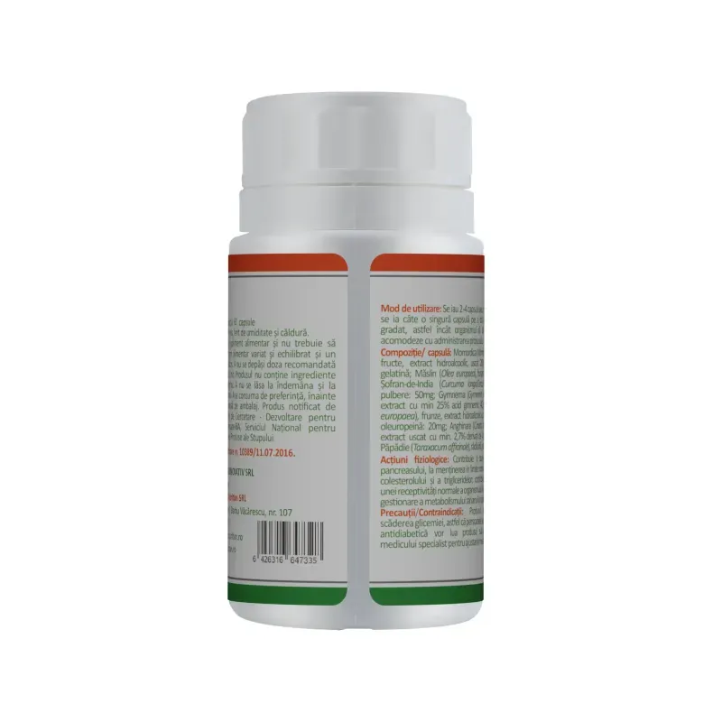 Ingrijire personala si Cosmetice - Sanatate si wellness - Suplimente alimentare - Alte suplimente alimentare - Castravete Tibetan 60 capsule - Infinity.ro