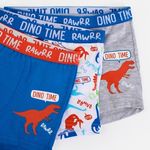 Fashion, accesorii si bijuterii - Copii - Lenjerie si pijamale copii - Lenjerie intima copii - Set Boxeri Dinozauri pentru Copii - 3 perechi, Bumbac Elastic - Infinity.ro