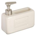 Casa si Gradina - Bucatarie si vesela - Organizare si depozitare bucatarie - Dispensere detergent - Dispenser pentru Detergent de Vase cu Suport pentru Burete Crem - Infinity.ro