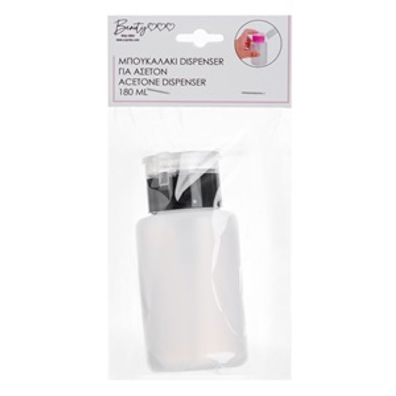 Casa si Gradina - Sanitare - Suporturi si accesorii baie - Dispensere - Sticla Dispenser pentru Dozarea Acetone 180ml - Infinity.ro