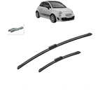 Auto si Moto - Intretinere auto - Stergatoare - Set 2 Stergatoare ABARTH 500C / 595C / 695C 2008-2016, pentru parbriz, Bosch Aerotwin - Infinity.ro