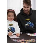 Fashion, accesorii si bijuterii - Barbati - Imbracaminte - Hanorace barbati - Hanorac Barbati Batwheels Buff Battruck Batroti Batman Desene, negru, marime 3XL - Infinity.ro