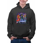 Fashion, accesorii si bijuterii - Barbati - Imbracaminte - Hanorace barbati - Hanorac Barbati Batwheels Batman Robin Batgirl Batroti Legende, negru, marime S - Infinity.ro