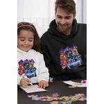 Fashion, accesorii si bijuterii - Barbati - Imbracaminte - Hanorace barbati - Hanorac Barbati Batwheels Batman Robin Batgirl Batroti Legende, negru, marime S - Infinity.ro